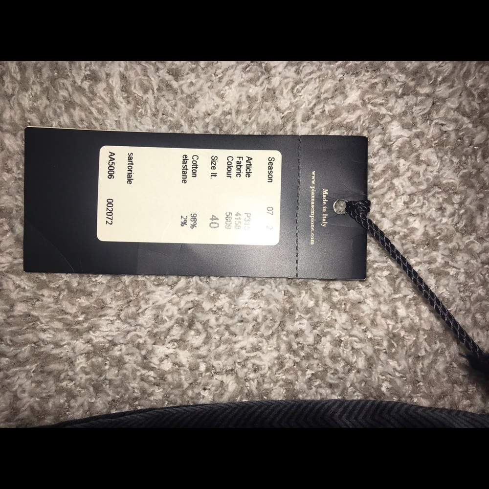 💎NWT Women’s Piazza Sempione Audrey Pant MADE IN ITALY 🇮🇹 Ret. $350+! 🎉 - Picture 4 of 4